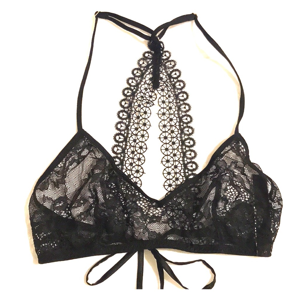 Very Sexy Black Lace Bralette